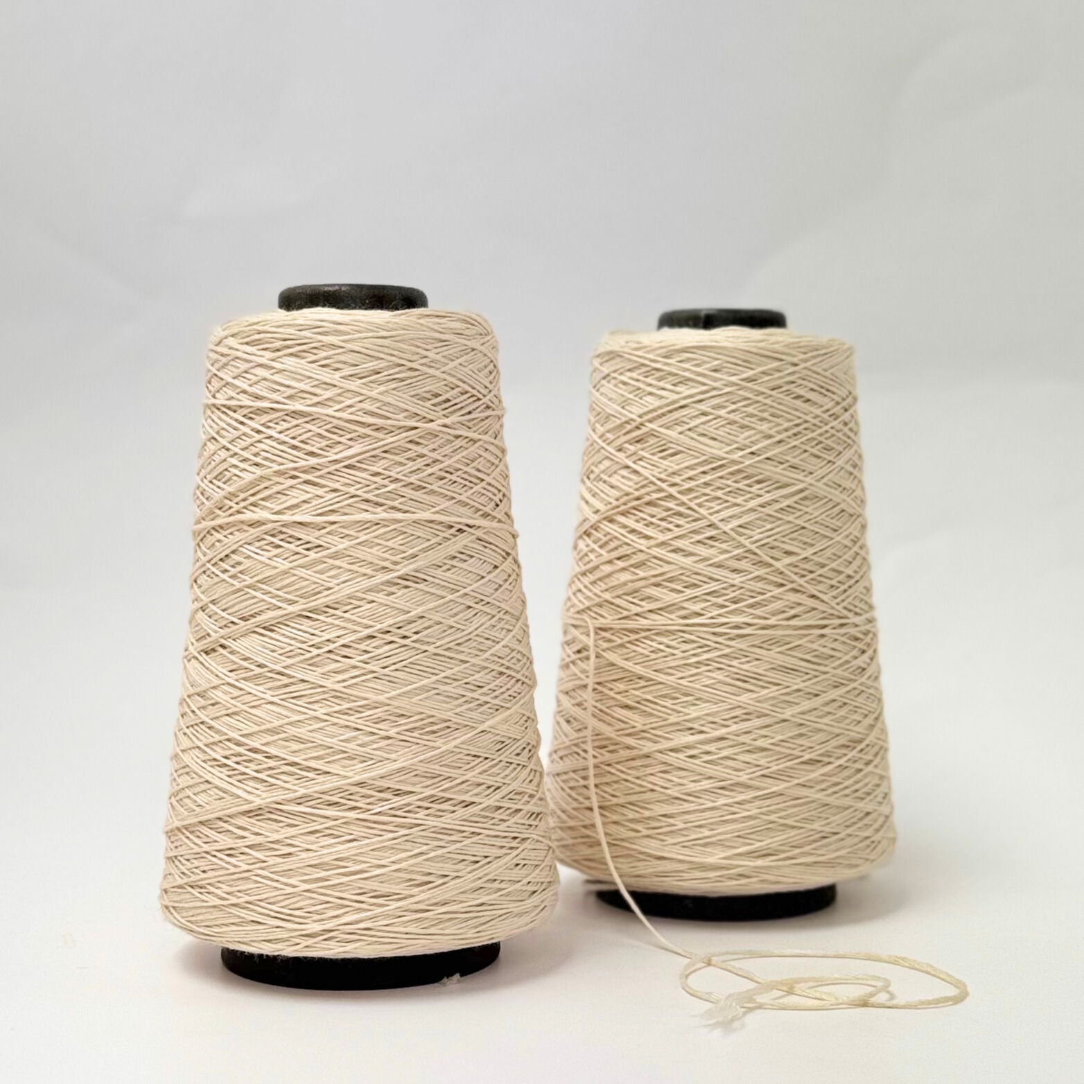 Bomull Silke sert. OEKO-TEX® STANDARD 100 (300 g) - Råhvit