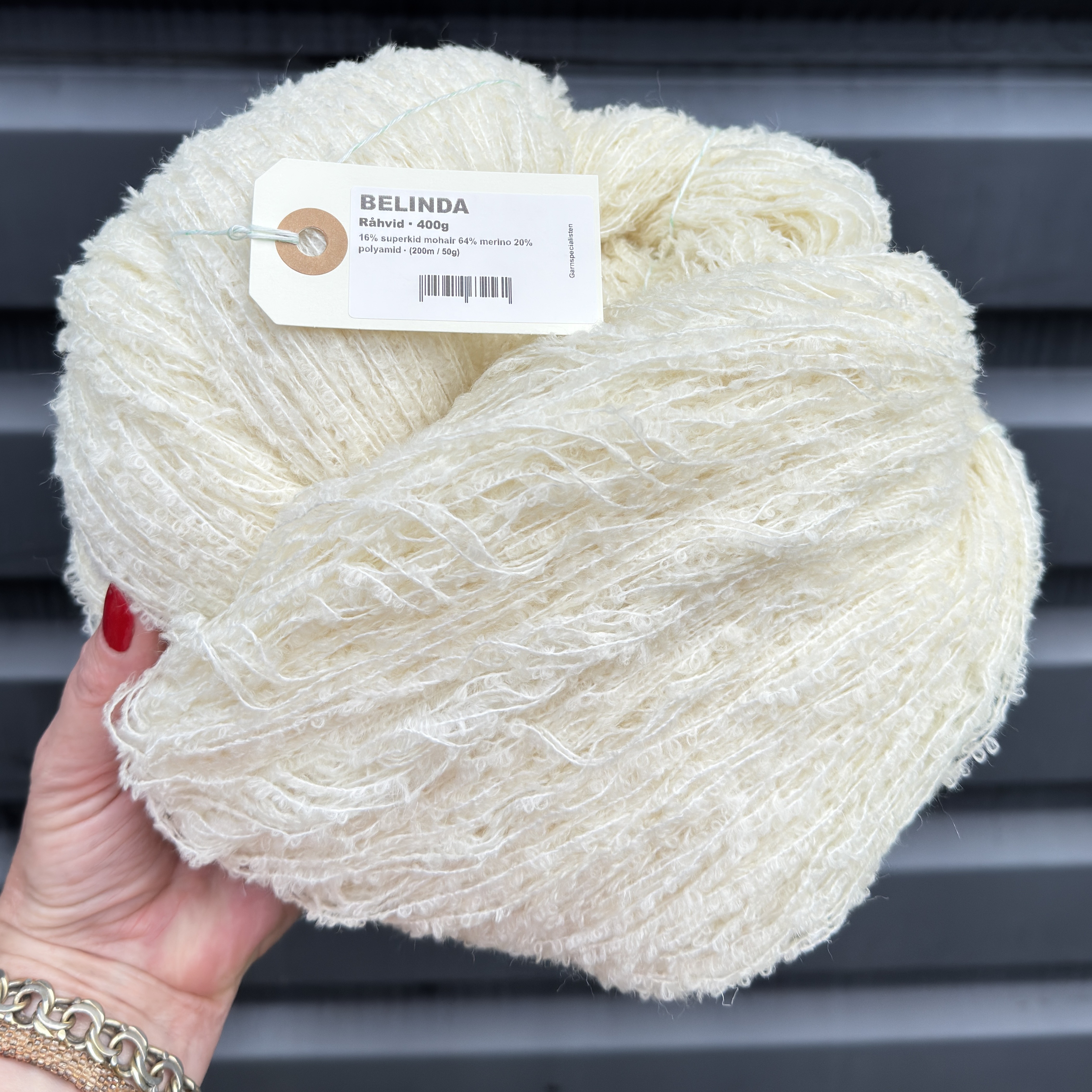BELINDA (400 g) - Råhvit