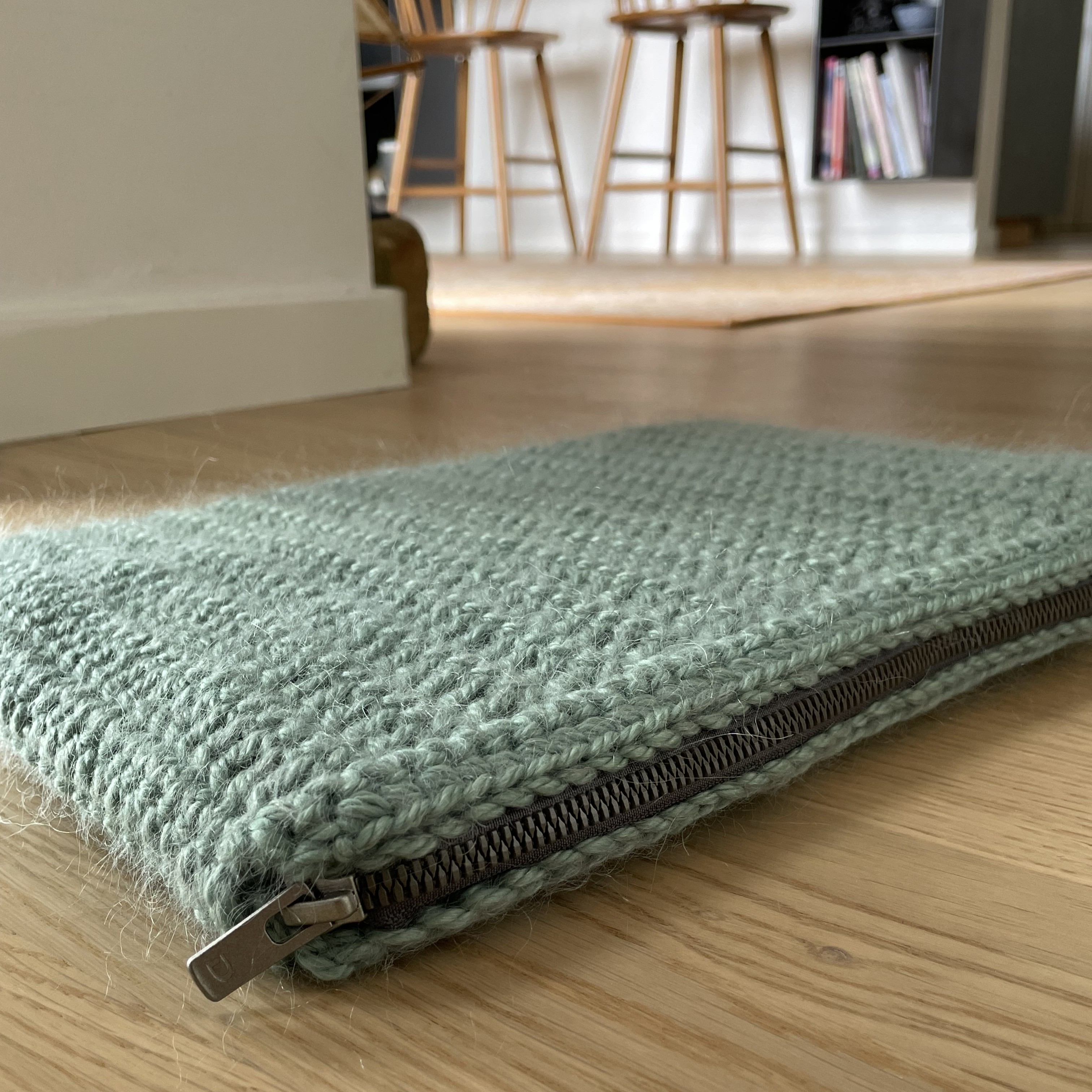 Dilling glidelås (38 cm) - Kaffe