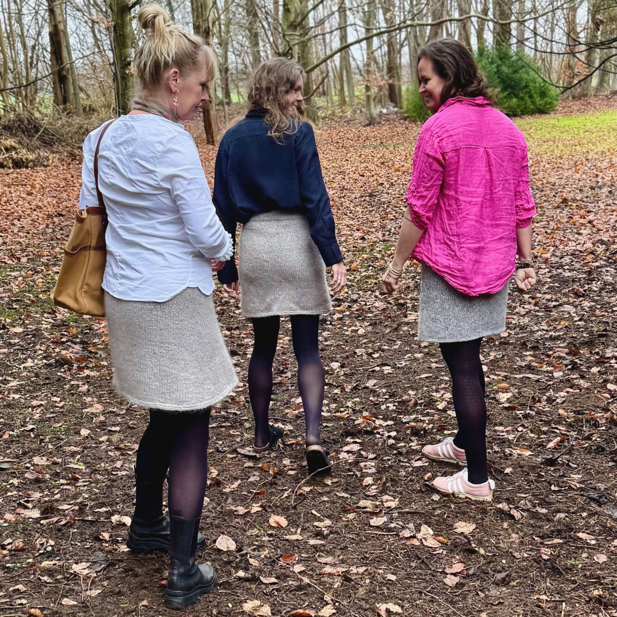 Garnpakke til Skirt No. 1 - Grå Tweed
