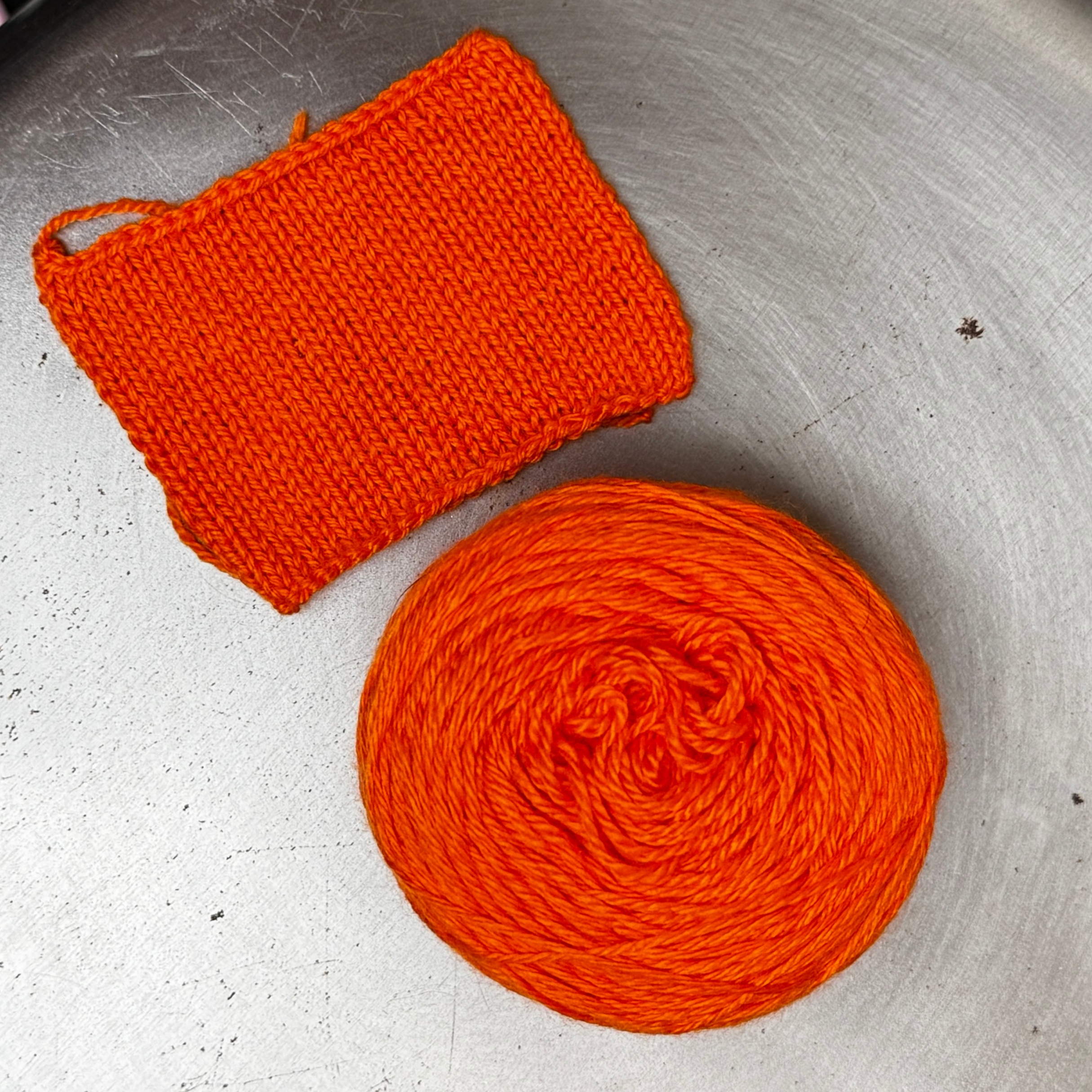 ORI 12/3 CERT. OEKO-TEX® STANDARD 100 (450 g) - Oransje