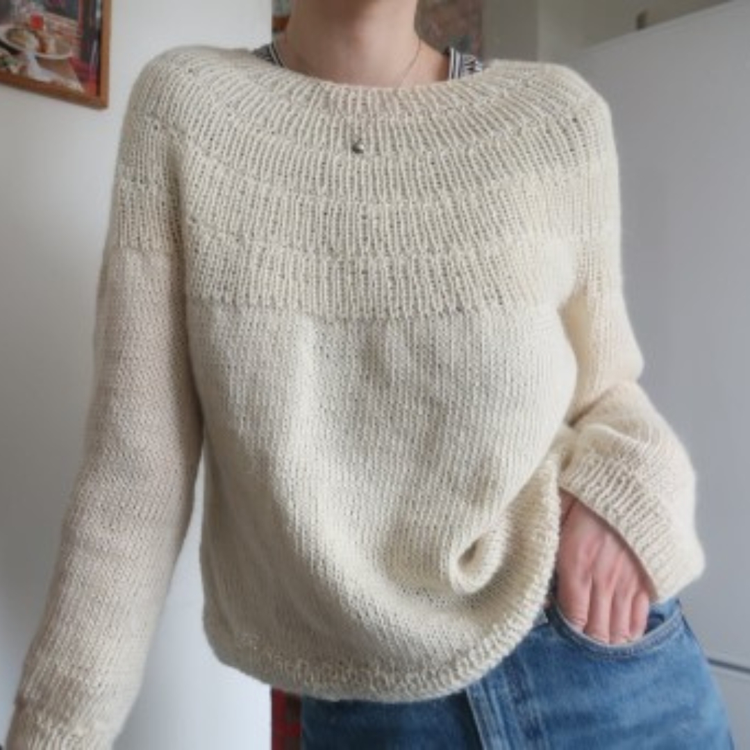 Isla Mohair Merino 3/6 (250 g) - Råhvit