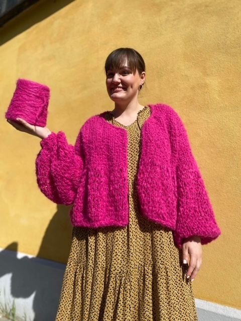 Half &amp; Half Cardigan (Viola Obel) oppskrift DANSK
