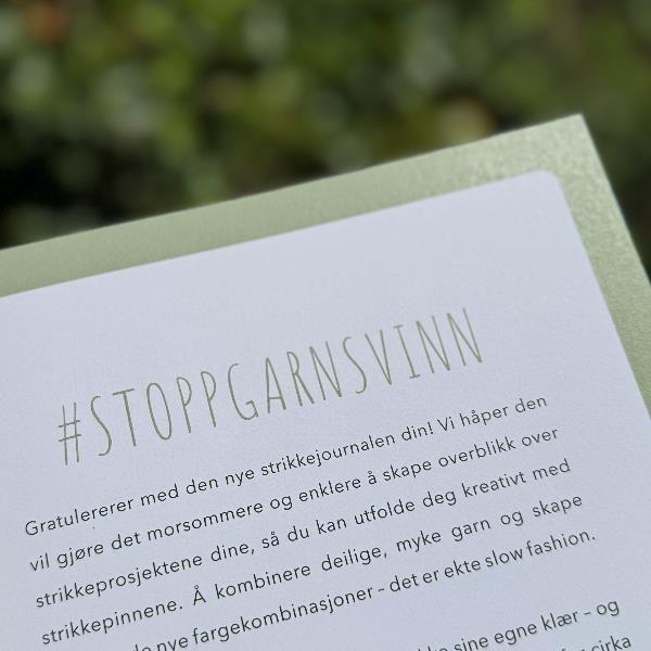 Garnspesialistens Strikkejournal
