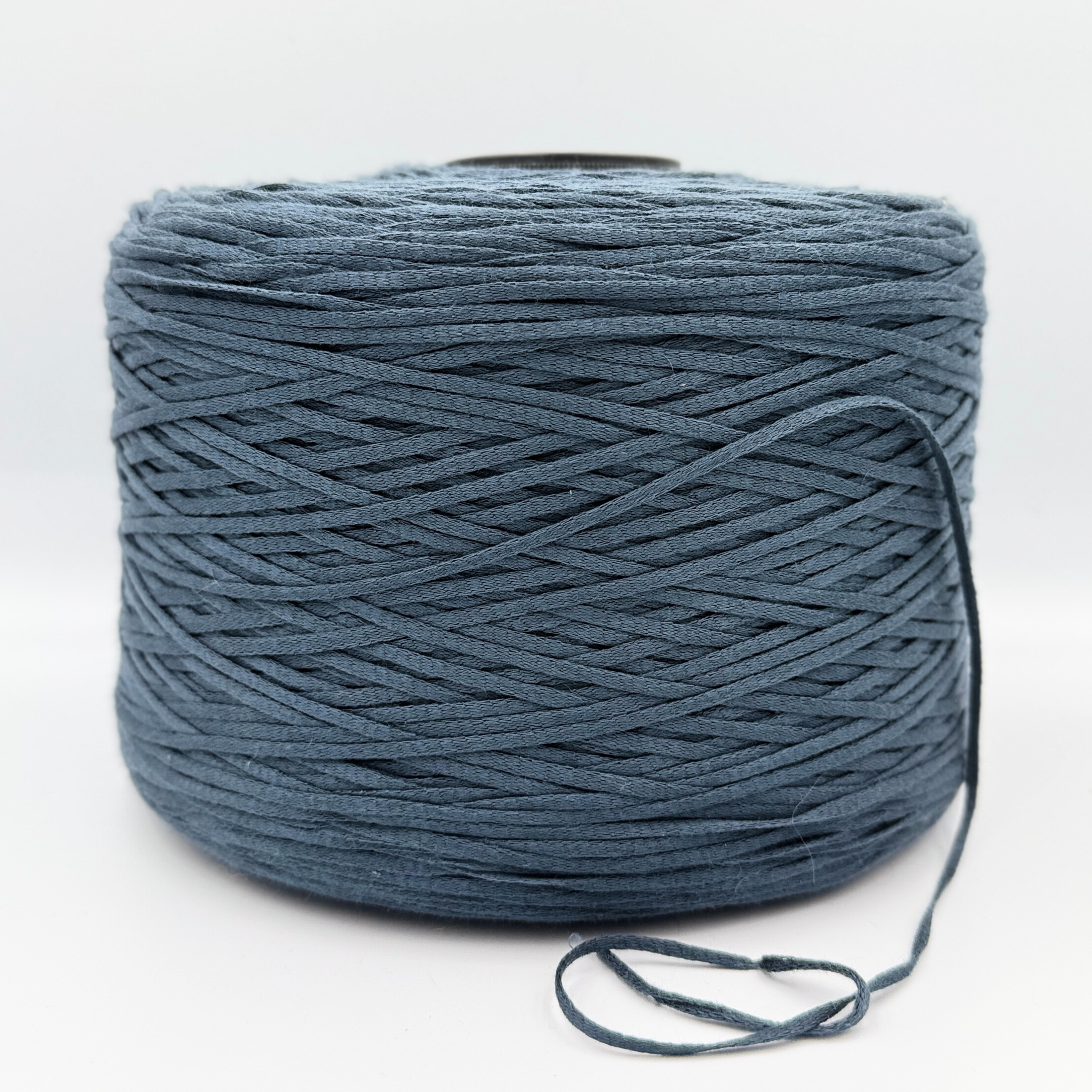 Signe Bomullsbåndgarn (1 kg) - Midnattsblå