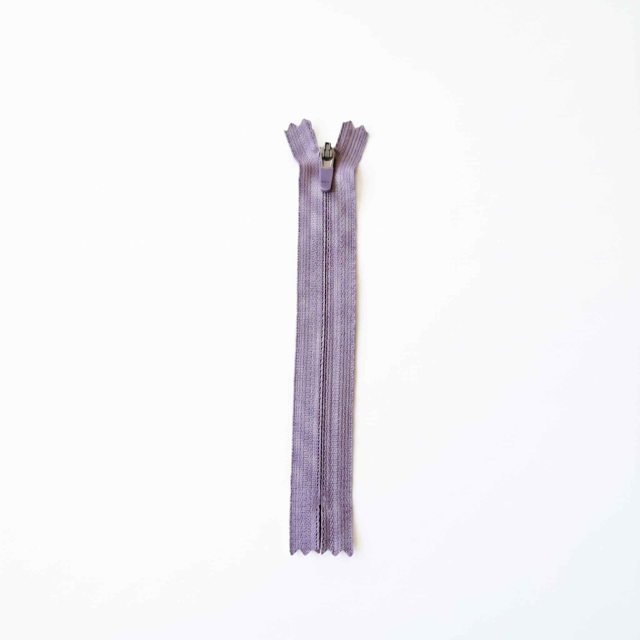 Dilling usynlig glidelås (15 cm) - Lyng