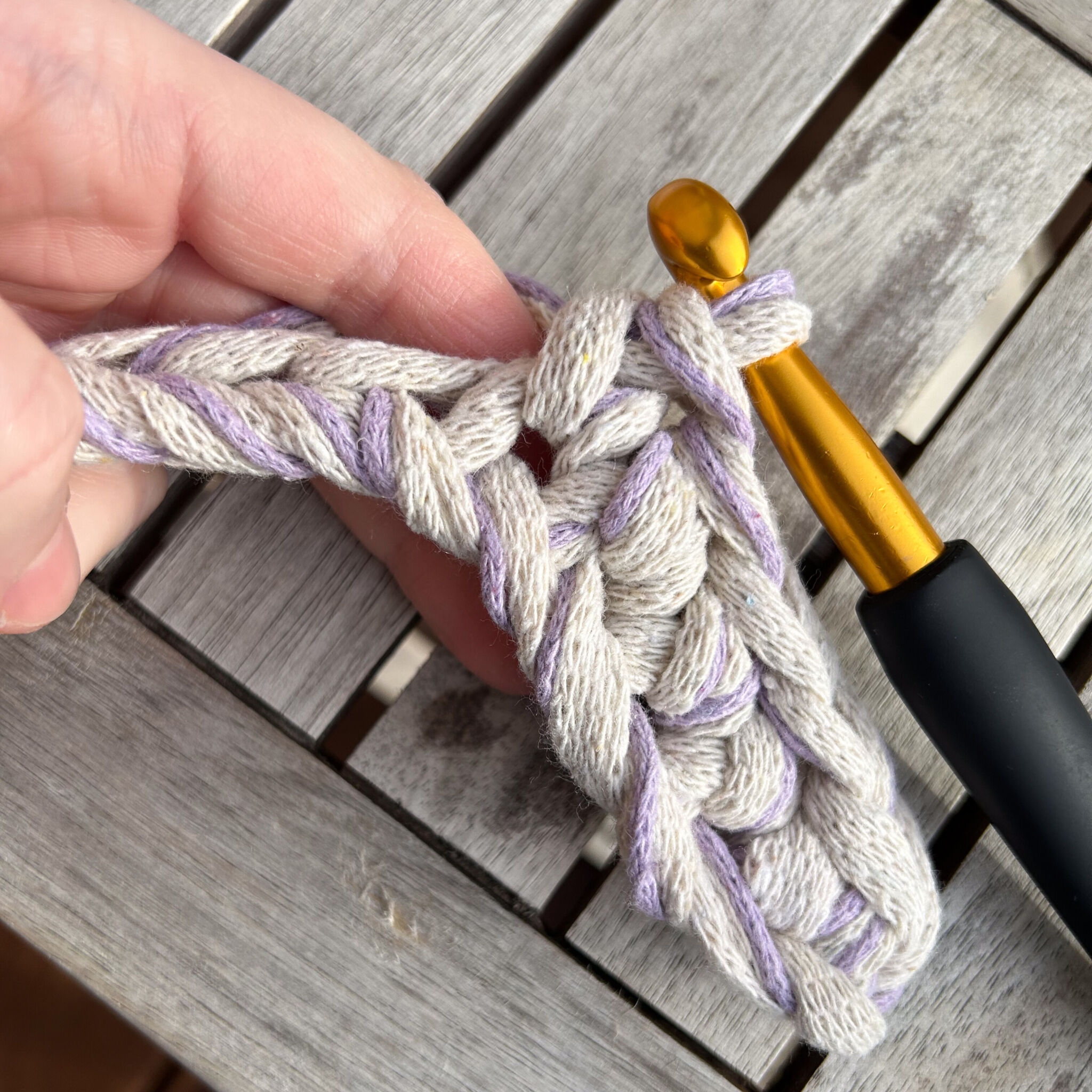 Cotton Ribbon - Snowy Yarn (250 g)
