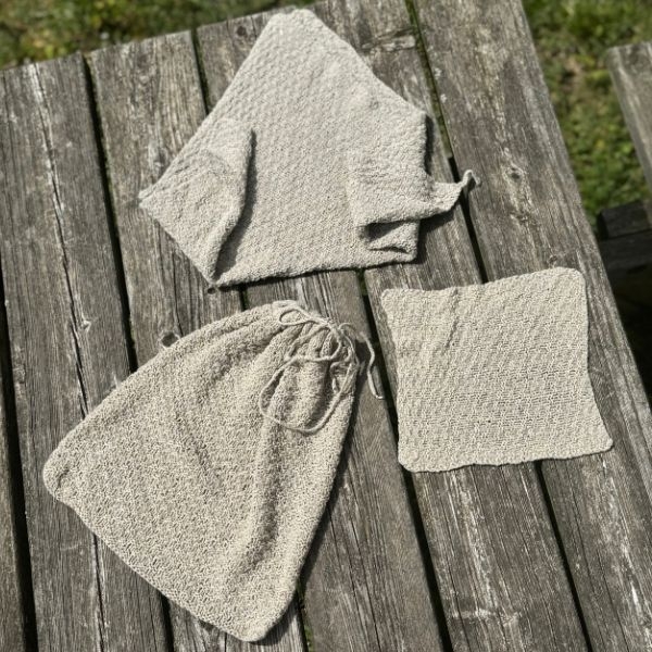 Brødpose & Køkkenklude - Strikkeopskrift Brødpose & Køkkenklude - Strikkeopskrift