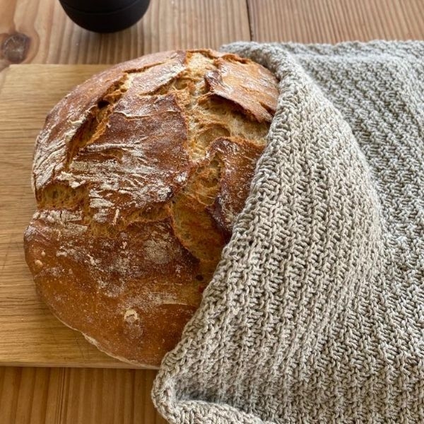 Brødpose & Køkkenklude - Strikkeopskrift Brødpose & Køkkenklude - Strikkeopskrift