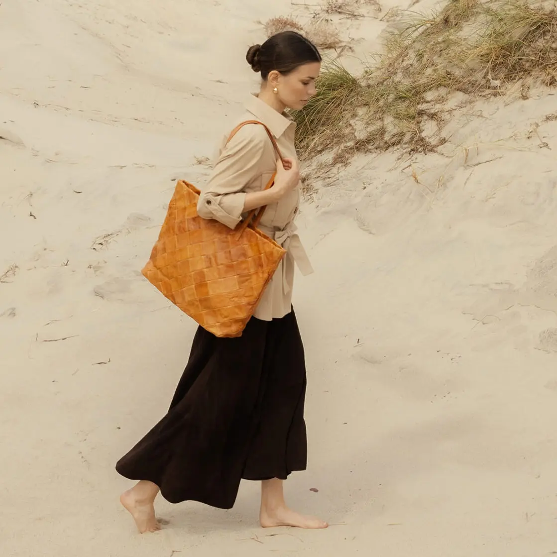 RE:DESIGNED Gry - Scrap Leather Garnveske