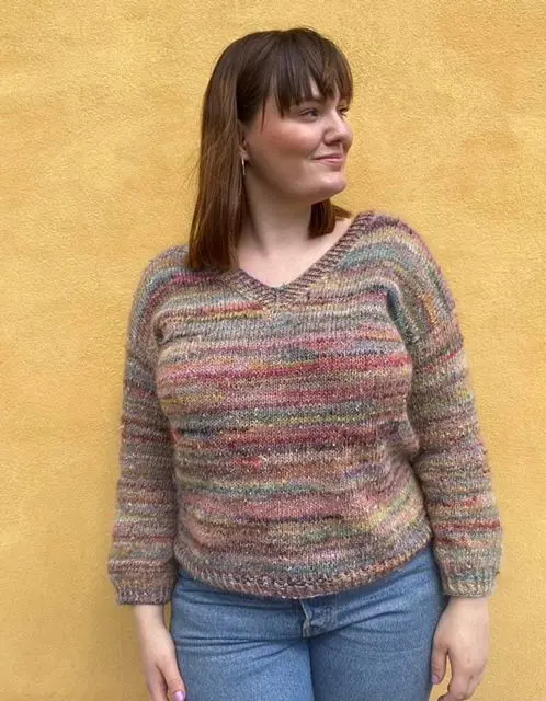 Carnival sweater (Viola Obel) oppskrift DANSK