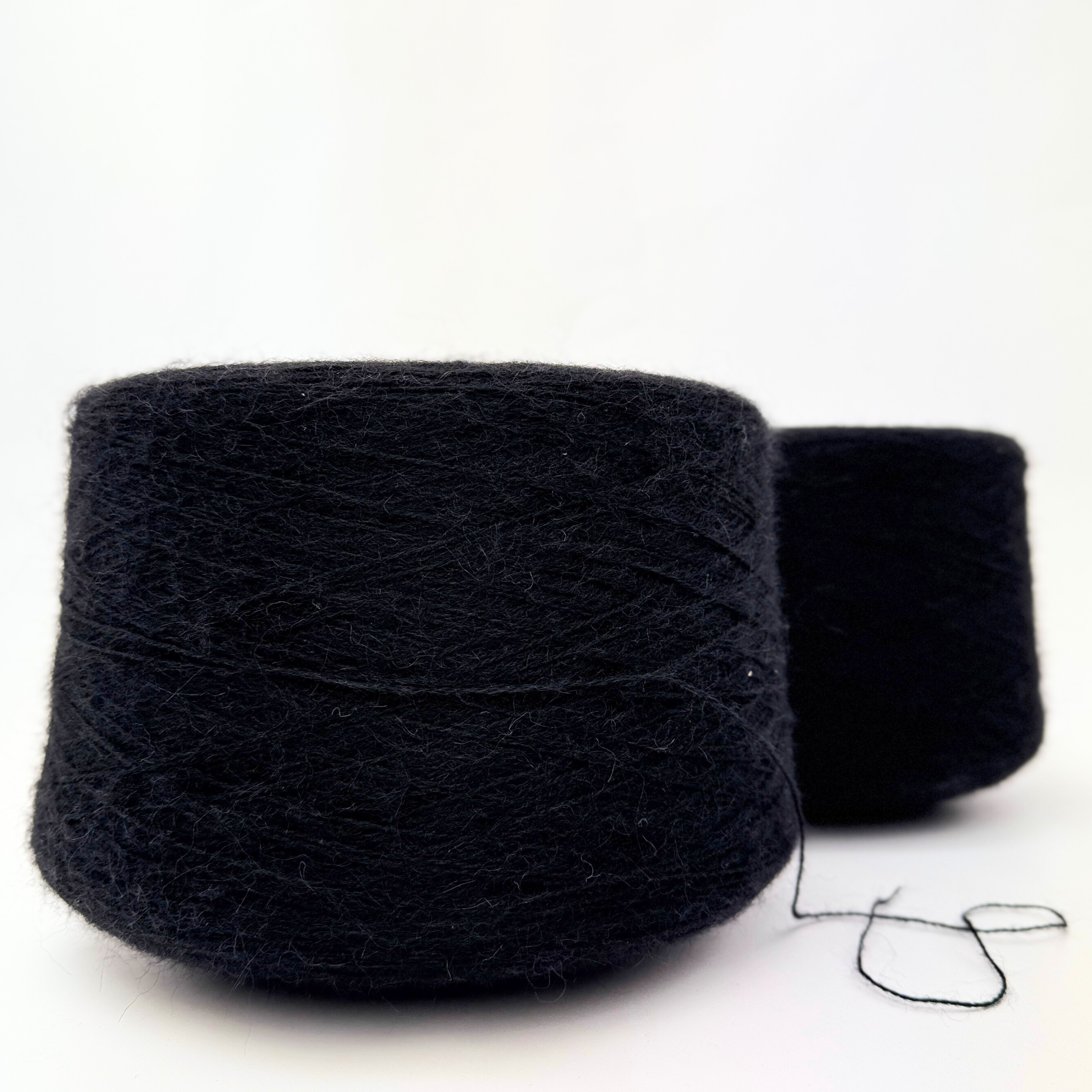 Ull-Akryl m/ Mohair (1,3 kg) - Sort