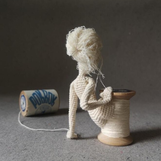 Kvinne af Garn - Hekleopskrift (DANSK) Kvinne af Garn - Hekleopskrift (DANSK)