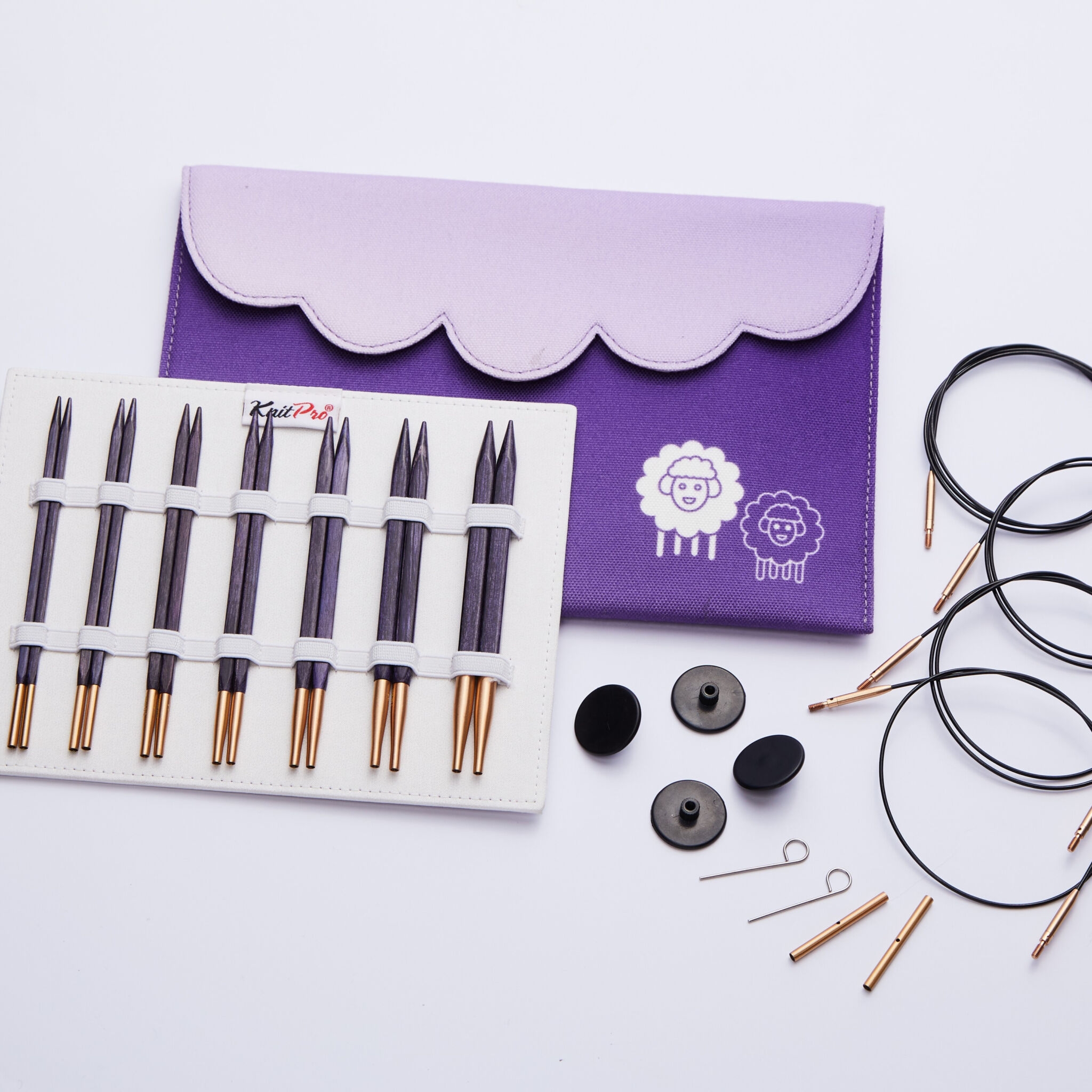 J'adore Cubics Deluxe - Utskiftbare Rundpinner sett  (13 cm)