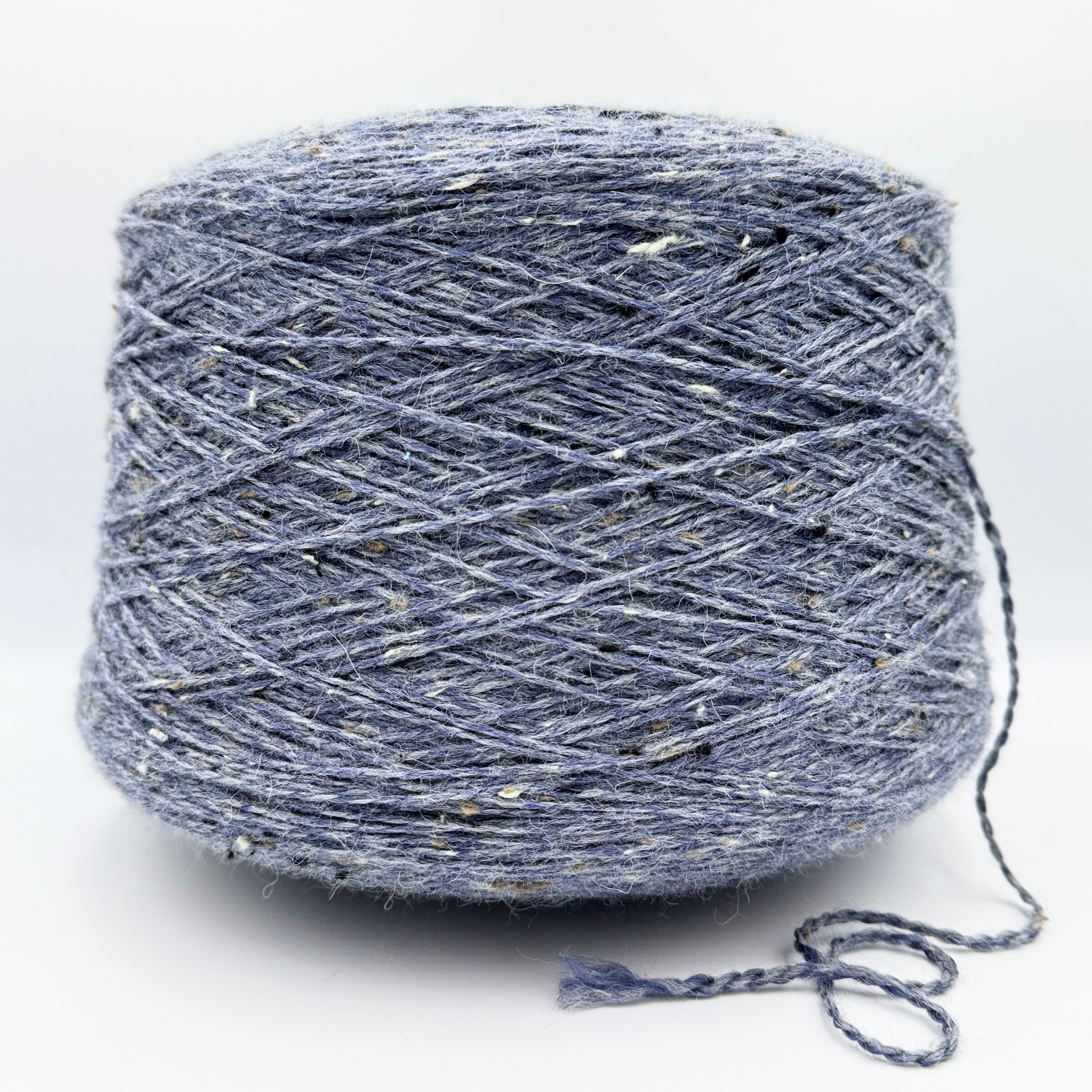 Tweedgarn m/ Ull (2 kg) - Gråblå