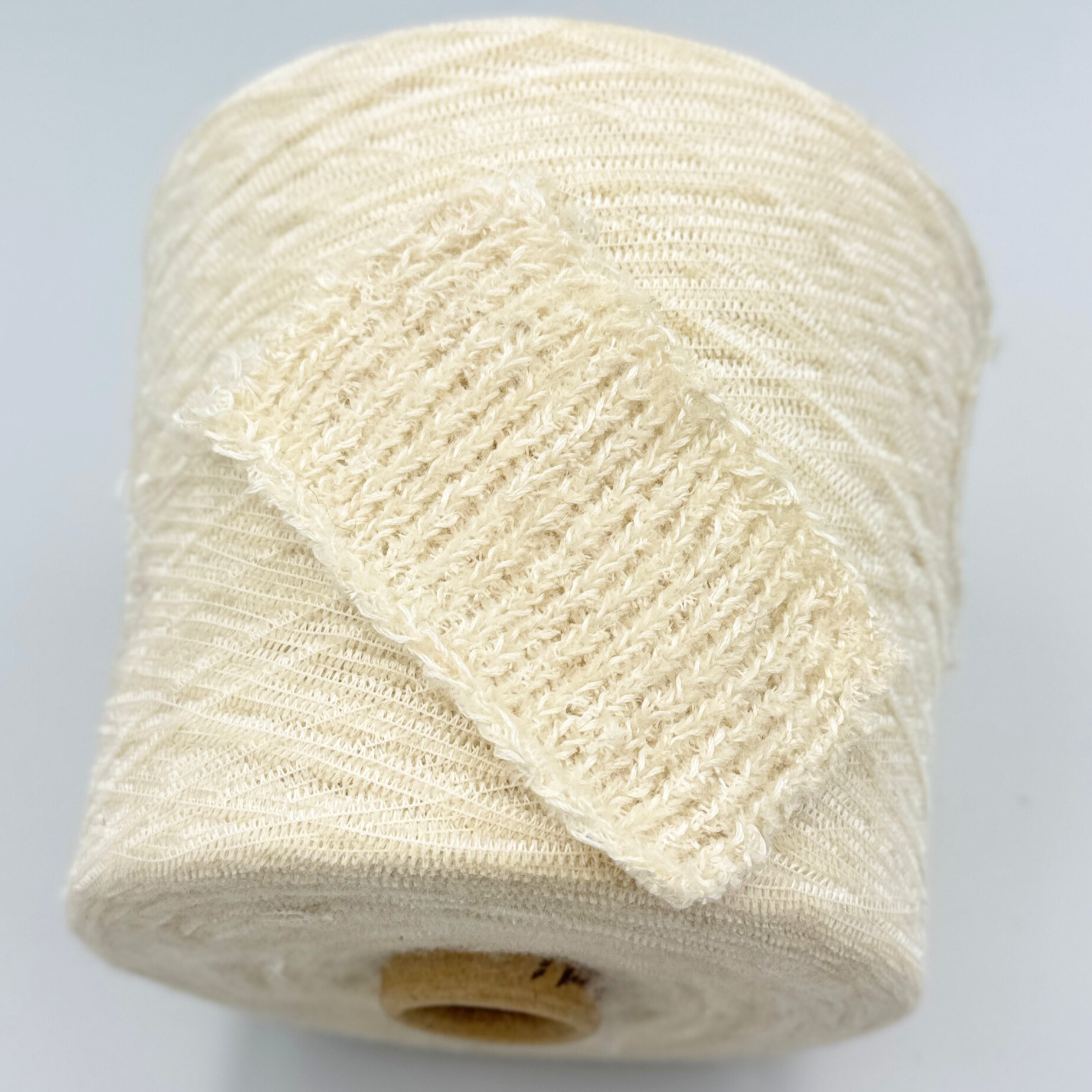 Tolula Kashmir Silke Effektgarn (1 kg) - Råhvit