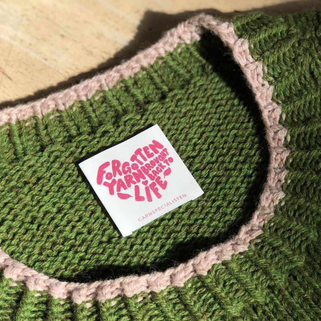 Forgotten yarn - GOTS tøjlabel (1 stk)