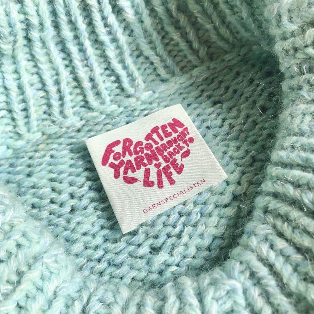 Forgotten yarn - GOTS tøjlabel (1 stk)