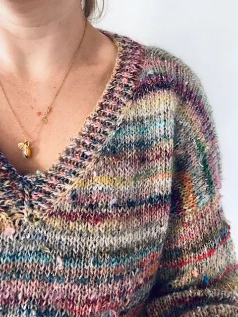 Carnival sweater (Viola Obel) oppskrift DANSK