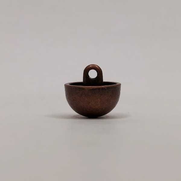 Mushroom knapp 15 mm (1stk) - bronse