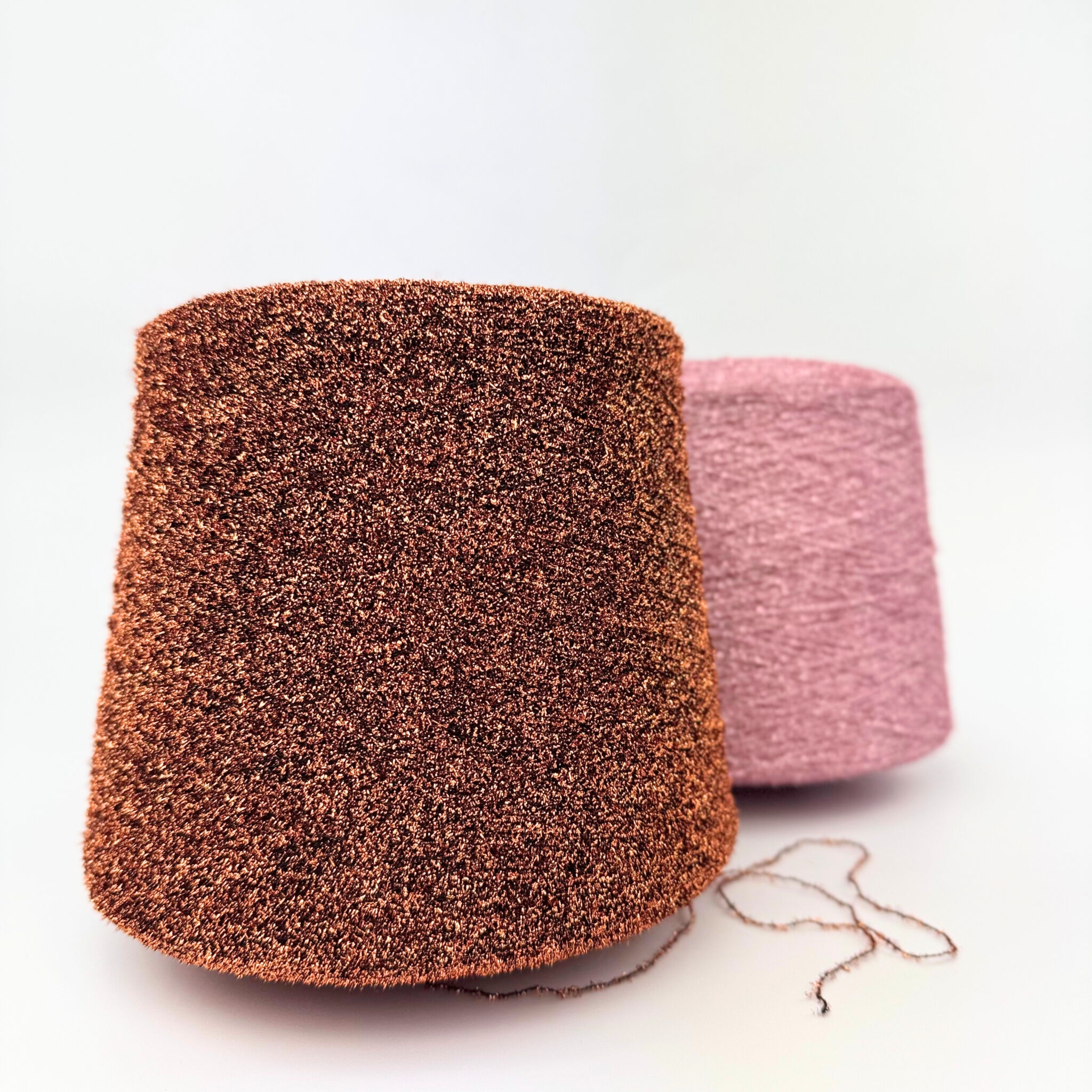 Eldorado Glittergarn (750 g) - Kobberbrun