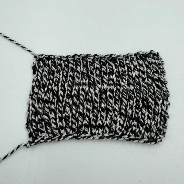 Denimcasual Resirkulert bomull (1,2kg) - sort/hvit