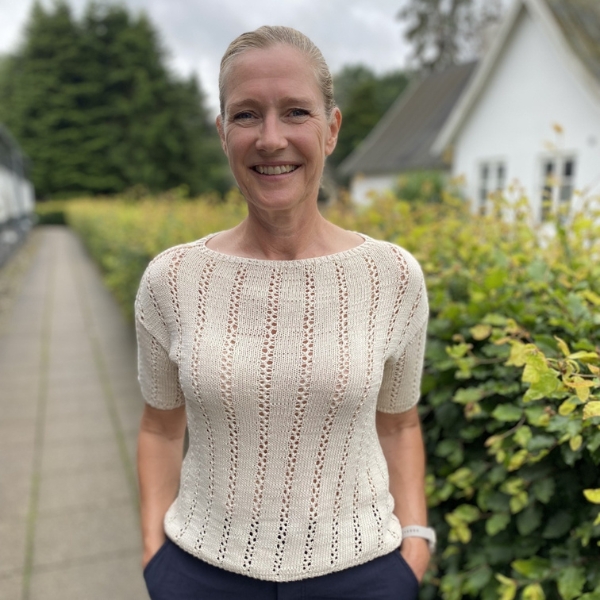 Bomull Silke sert. OEKO-TEX® STANDARD 100 (300 g) - Råhvit