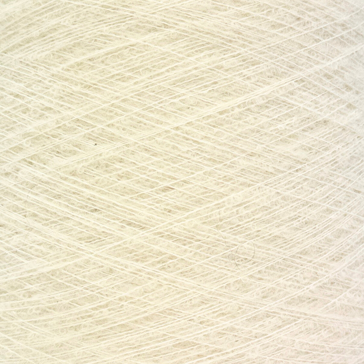 Elastisk Bouclégarn (1 kg) - Hvit