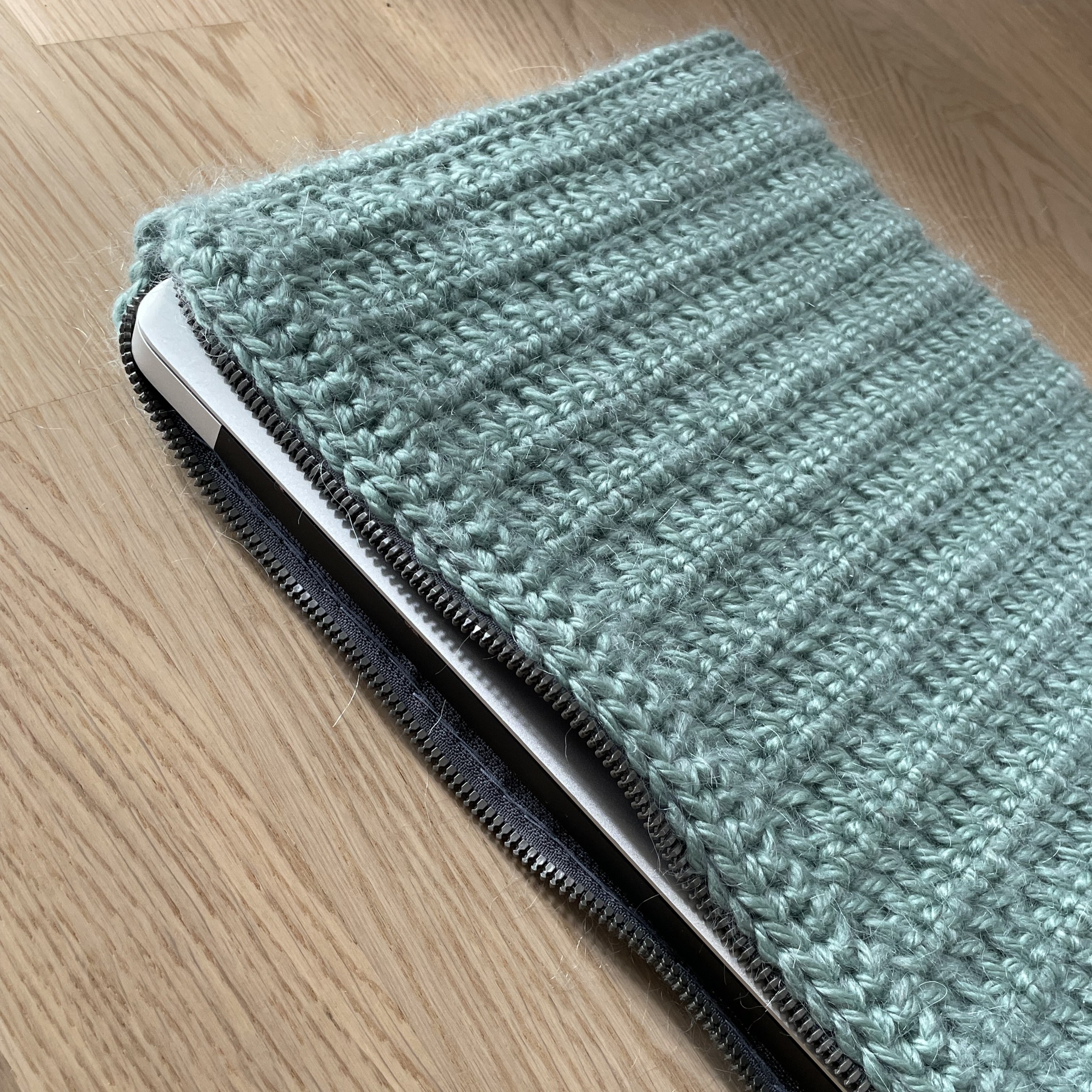 Dilling glidelås (38 cm) - Kaffe