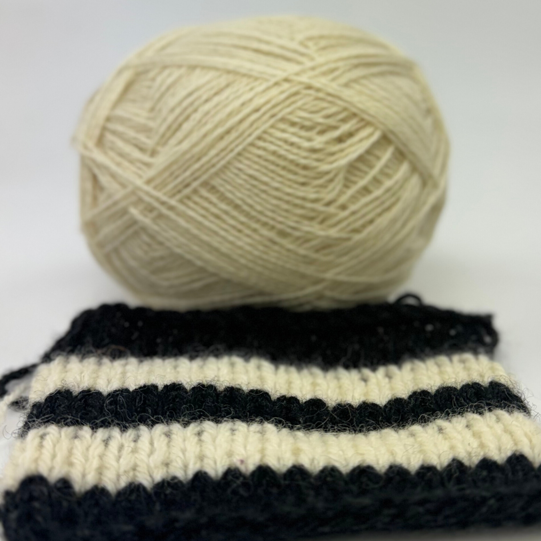 New Zealand Ull 7/2 (100 g) - Råhvit