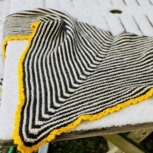 Opskrift på strikket sjal