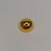 Guldknap rund 18 mm