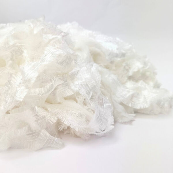 Shiny Boa Garn i hesper (350 g) - Hvit