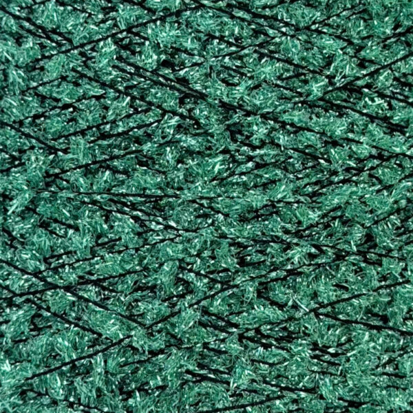 Grønt Glittergarn (600 g) - Bilde 2
