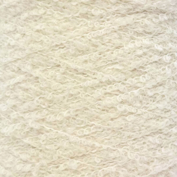 Ilona Bouclégarn (1,1 kg) - Hvit - Bilde 2