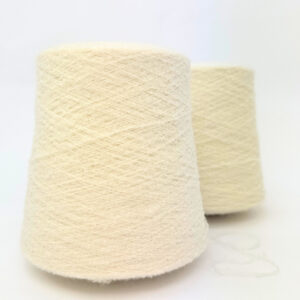 Bogota Merino Silke Bouclé - Hvit